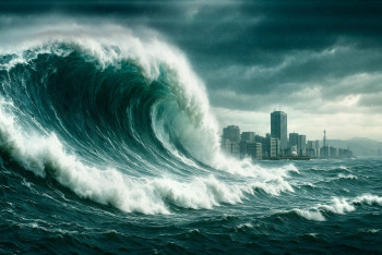 Megatsunami má udeřit v červenci 2025, varuje manga prorokyně